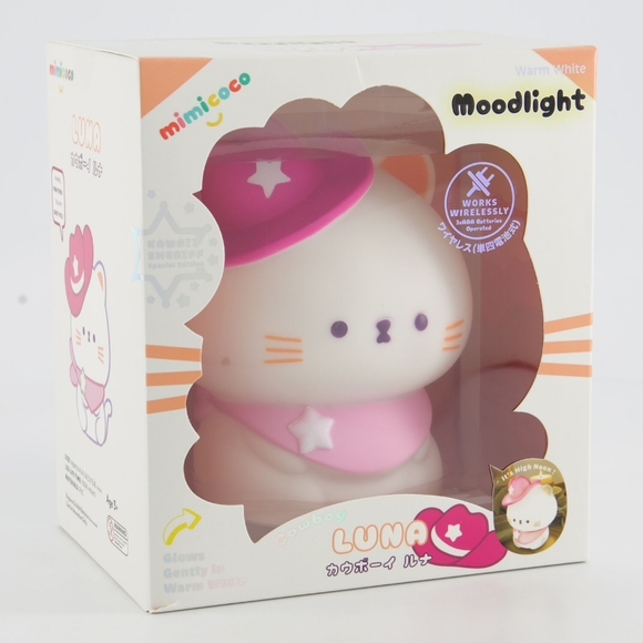 Mimicoco Cowboy Luna Moodlight-Limited Edition Warm Light Nightlight NIB - Picture 2 of 7